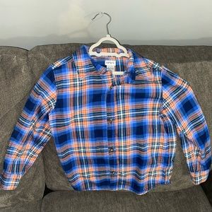 5T Carters Plaid Button Up